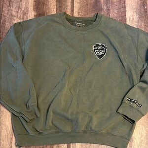 Woodward Peace Park Olive Crew Neck